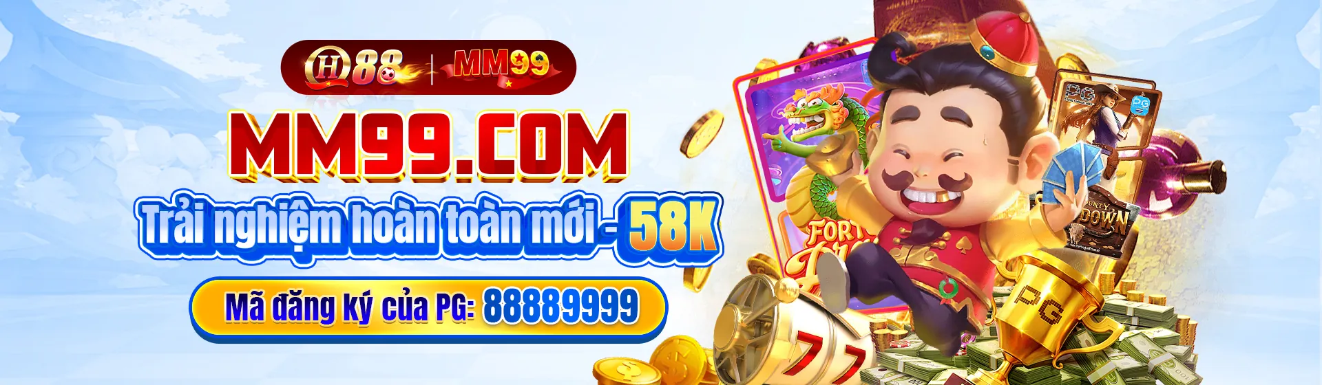 Trò chơi Slot VB68 Nhà Cái với những đồng tiền vàng và biểu tượng jackpot
